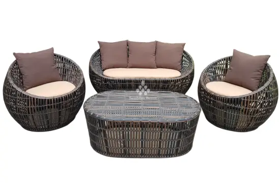 FURNITURE ROTAN SINTETIS Ruji Sofa Set Rotan Sintetis 1 gentong_ruji_sofa_set