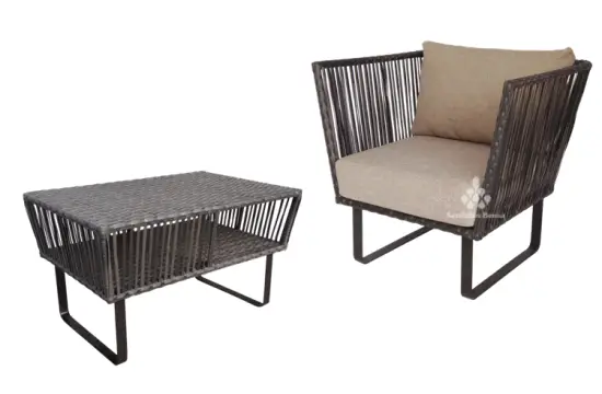 FURNITURE ROTAN SINTETIS Marce Sofa Set Rotan Sintetis 1 marce